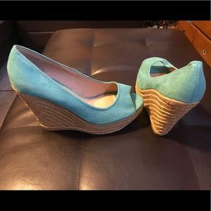 Soda wedge open toe shoe size 8.5